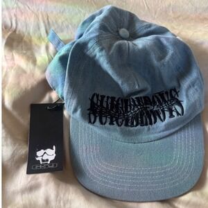 G59 Records Suicideboys Denim Dad Hat Light Wash Blue Embroidered Strapback Cap